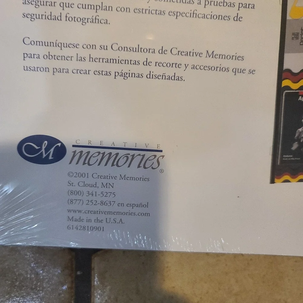 Creative Memories BLACK POCKET Scrapbook 10 Pages 5 Sheets 12x12 NEW